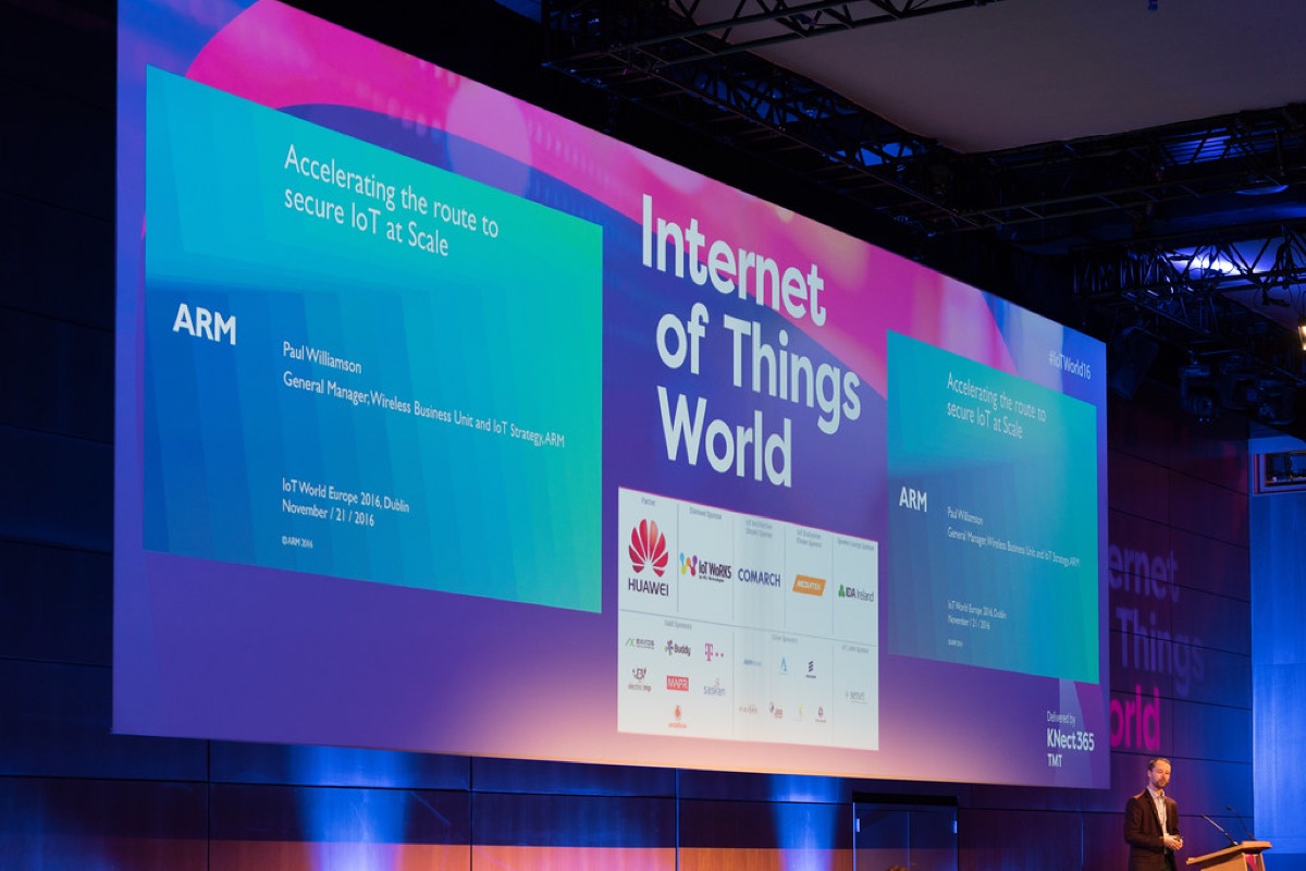 IoT device connected to network
