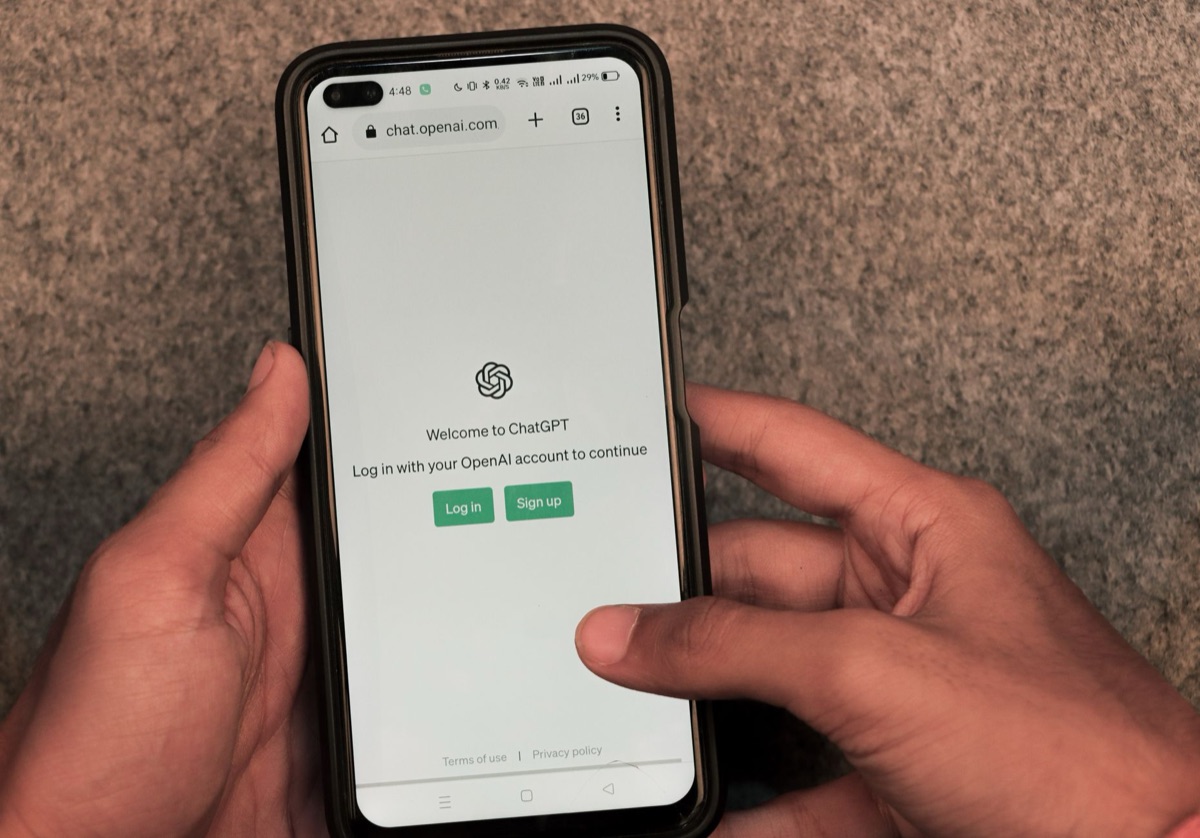 tela de login biométrico