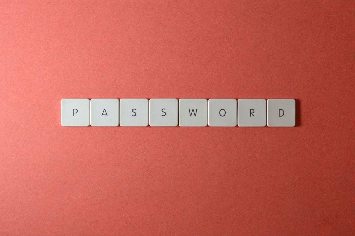 Secure authentication setup with biometric scanner and encrypted login