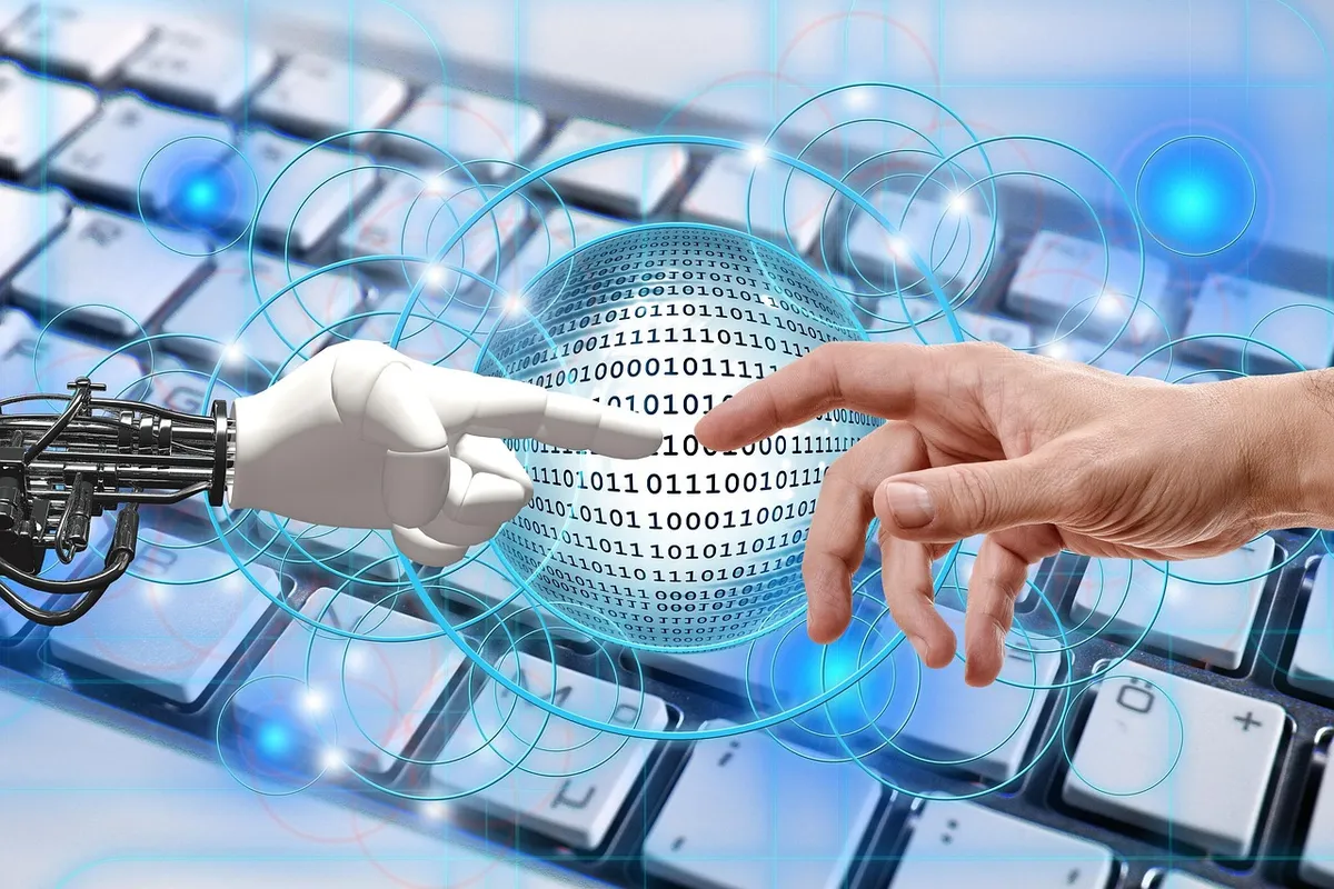 hand, robot, human, keyboard, networks, industry, internet, social, social network, logo, marketing, analysis, concept, implementation, work, success, successfu