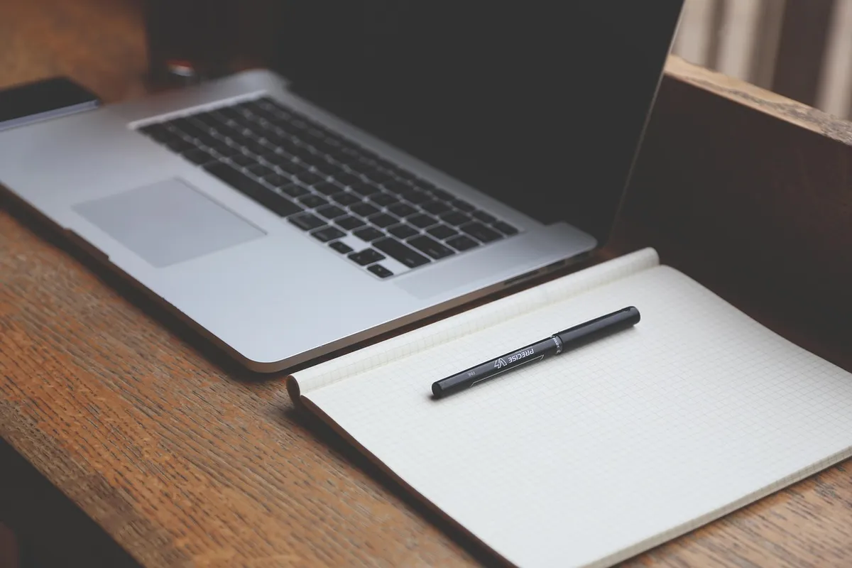 desk, laptop, notebook, pen, workspace, workplace, home office, work from home, macbook, computer, office, laptop, laptop, laptop, computer, computer, computer,